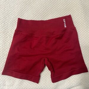 Red Dfyne Impact 4.5” Shorts Size Small